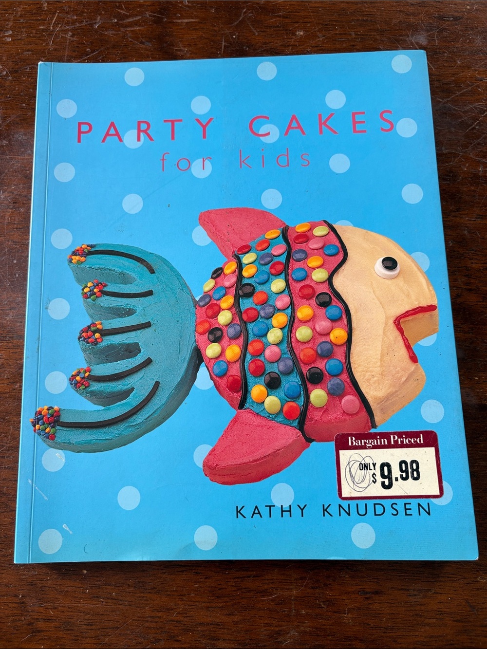 Party Cakes for Kids by Kathy Knudsen - Blue Polka Dot Cover
